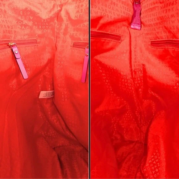 Kate Spade Bon Voyage Pink Nylon Large Packable Tote Bag - Picture 6 of 8